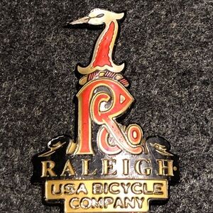 USA Bicycle Company Emblem - Black and Red